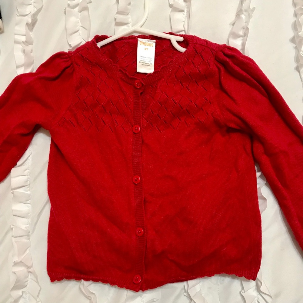 Gymboree red holiday sweater